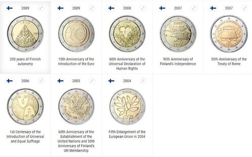 2 euro herdenkingsmunten Finland, Postzegels en Munten, Munten | Europa | Euromunten, Losse munt, 2 euro, Finland, Ophalen of Verzenden