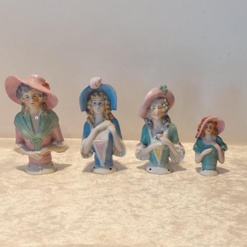 grande collection de « demi-poupées » en porcelaine de quali, Antiquités & Art, Antiquités | Porcelaine, Enlèvement ou Envoi
