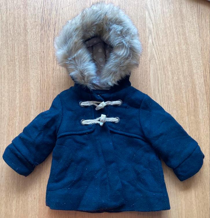 Manteau en laine Zara 6-9 mois, Enfants & Bébés, Vêtements de bébé | Taille 74, Comme neuf, Fille, Manteau, Enlèvement ou Envoi