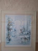 Stilleven "Woonkamer met Hondje", Ophalen of Verzenden