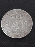 2 1/2 gulden 1847 Nederland, Postzegels en Munten, Zilver, 2½ gulden, Ophalen of Verzenden, Koning Willem II
