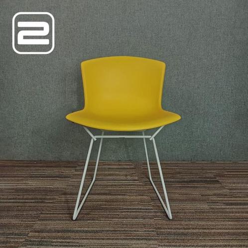 KNOLL Plastic side chair, Huis en Inrichting, Stoelen, Gebruikt, Eén, Kunststof, Metaal, Overige kleuren, Ophalen