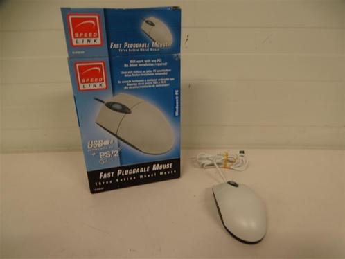 A6098. Speedlink PC Muis USB met PS/2 Adapter, Computers en Software, Muizen, Gebruikt, Muis, Ophalen of Verzenden