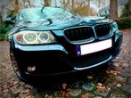 ***Bmw 318d e91 zwart met panoramisch dak***, Auto's, Euro 5, Achterwielaandrijving, Zwart, Zwart