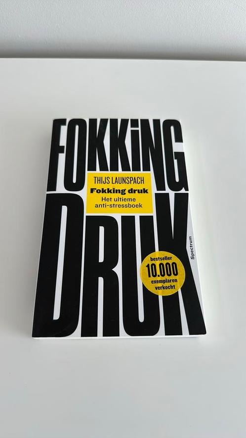 Thijs Launspach - Fokking druk, Boeken, Psychologie, Zo goed als nieuw, Ophalen
