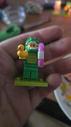 Lego minifigure krokodil. Dierenkostuum. Serie 28 Ruilen, Ophalen of Verzenden, Lego