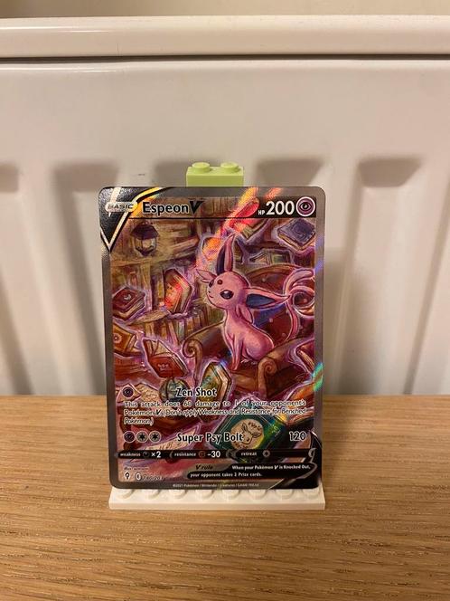Espeon V Full Art 180/203 - Pokemon kaart, Hobby en Vrije tijd, Verzamelkaartspellen | Pokémon, Nieuw, Losse kaart, Foil, Ophalen of Verzenden