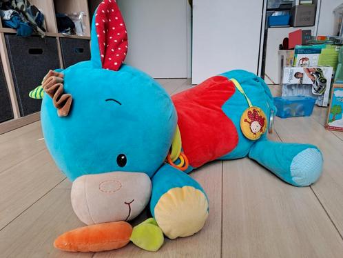 Grande peluche d'activité Âne rodéo Mik de la marque Minimi, Enfants & Bébés, Jouets | Jouets de bébé, Comme neuf, Hochet, Sonore