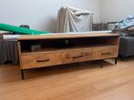 Meuble TV bois massif, Maison & Meubles, Enlèvement, Comme neuf