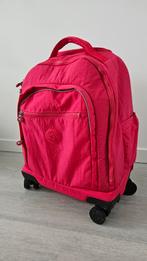 Kipling trolley boekentas, Handtassen en Accessoires, Tassen | Schooltassen, Ophalen of Verzenden, Gebruikt, Roze, Rugtas
