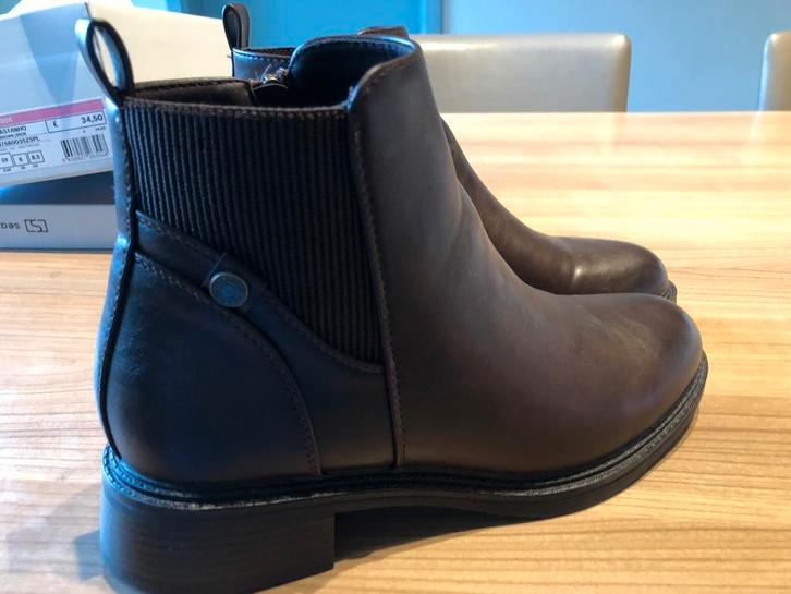 Enkellaarsjes kastanjebruin, Vêtements | Femmes, Chaussures, Comme neuf, Boots et Botinnes, Brun, Enlèvement