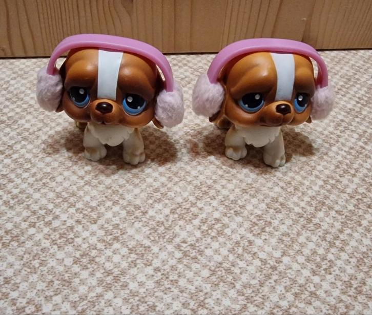 Little Pet Shop - Sint Bernard met oorkappen assesoire, Verzamelen, Poppetjes en Figuurtjes, Zo goed als nieuw, Ophalen of Verzenden