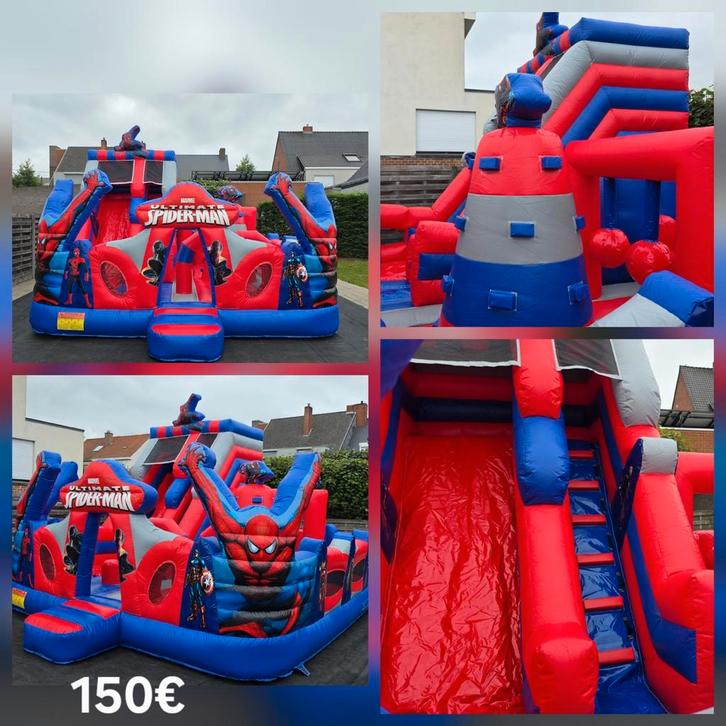 Springkasteel TE HUUR, Hobby & Loisirs créatifs, Articles de fête | Location, Enlèvement ou Envoi