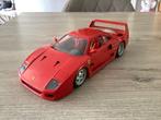Miniatuur auto Ferrari F40 (1987) (Schaal 1/18), Hobby en Vrije tijd, Modelauto's | 1:18, Ophalen of Verzenden, Zo goed als nieuw