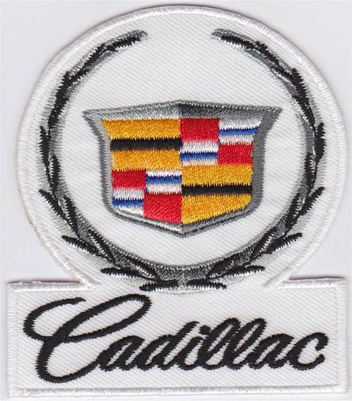 Cadillac stoffen opstrijk patch embleem #1, Collections, Marques automobiles, Motos & Formules 1, Neuf, Envoi