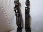 Surprenantes sculptures d'un couple, Tribu Mangbettu, Antiquités & Art, Enlèvement ou Envoi