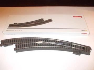 Märklin C-rails meegebogen wissel 2 x 24771 R3 1 x 24772 R3 beschikbaar voor biedingen