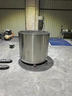 Industriële RVS mix tank van 1000L met aftapkraan, Ophalen, Gebruikt