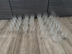 33 Kristallen glazen, Verzamelen, Glas en Drinkglazen, Ophalen, Zo goed als nieuw, Overige typen