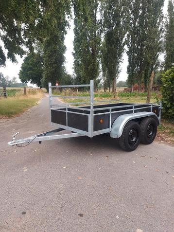 Nieuwe aanhangwagen dubbelas 750kg Rijbewijs b!