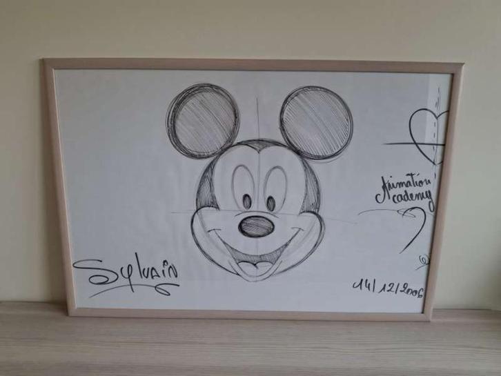Tekening Mickey Mouse Disneyland Animation Academy, Verzamelen, Disney, Mickey Mouse, Ophalen