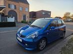 Honda Jazz Sport 1.4 met keuring en garantie, Stof, Zwart, 4 cilinders, Blauw