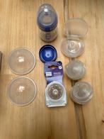 Avent fopspenen maat 1 en 2 + flesjes + accessoires, Kinderen en Baby's, Ophalen, Zo goed als nieuw