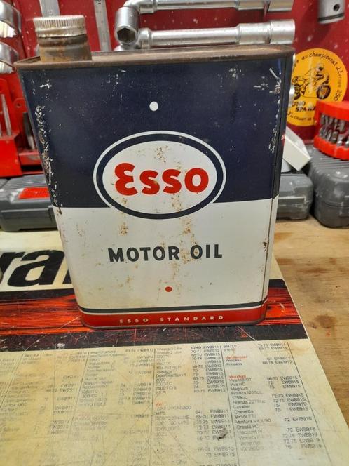 oude lege oliekan esso motorolie standaard, Verzamelen, Merken en Reclamevoorwerpen, Gebruikt, Overige typen, Verzenden