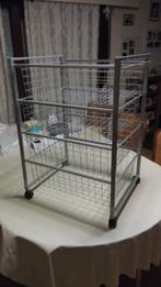 ladenkast opbergkast met 4 draadmanden, Huis en Inrichting, Kasten | Ladekasten, Ophalen of Verzenden, Zo goed als nieuw