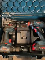 Bosch accu combiset 18V boormachine, slagmoersleutel, Doe-het-zelf en Bouw, Gereedschap | Boormachines, Ophalen of Verzenden, Nieuw