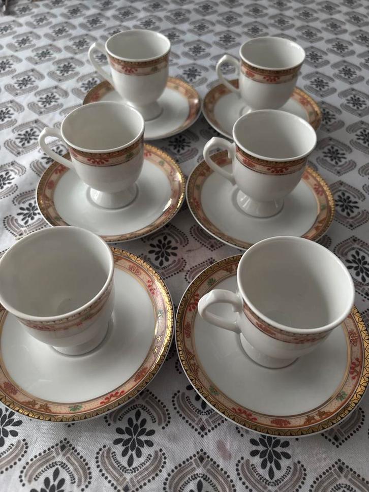 Service à café vintage Seltmann Weiden 6 personnes, Antiek en Kunst, Antiek | Servies compleet, Ophalen of Verzenden