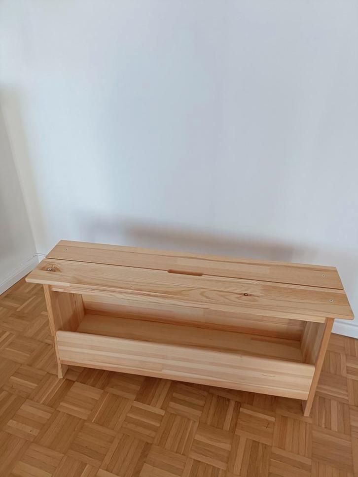 Bancs en bois clair Ikea PERJOHAN, Huis en Inrichting, Kasten | Schoenenkasten, Gebruikt, Ophalen
