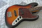 Squier JV Jazz Bass Sunburst 1982, Musique & Instruments, Enlèvement, Utilisé, Électrique