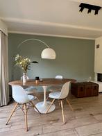 4 industrieel design witte stoelen, Ophalen, Zo goed als nieuw