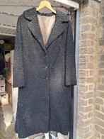 Vintage Astrakan bontjas, Kleding | Dames, Ophalen, Gedragen, Maat 42/44 (L), Zwart