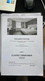 Whiskybeurs inkom + hotelkamer, Twee personen