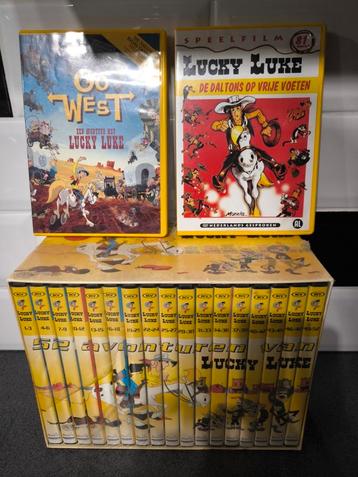 Nieuwe volledige dvd collectie van Lucky Luke plus 2 films  beschikbaar voor biedingen