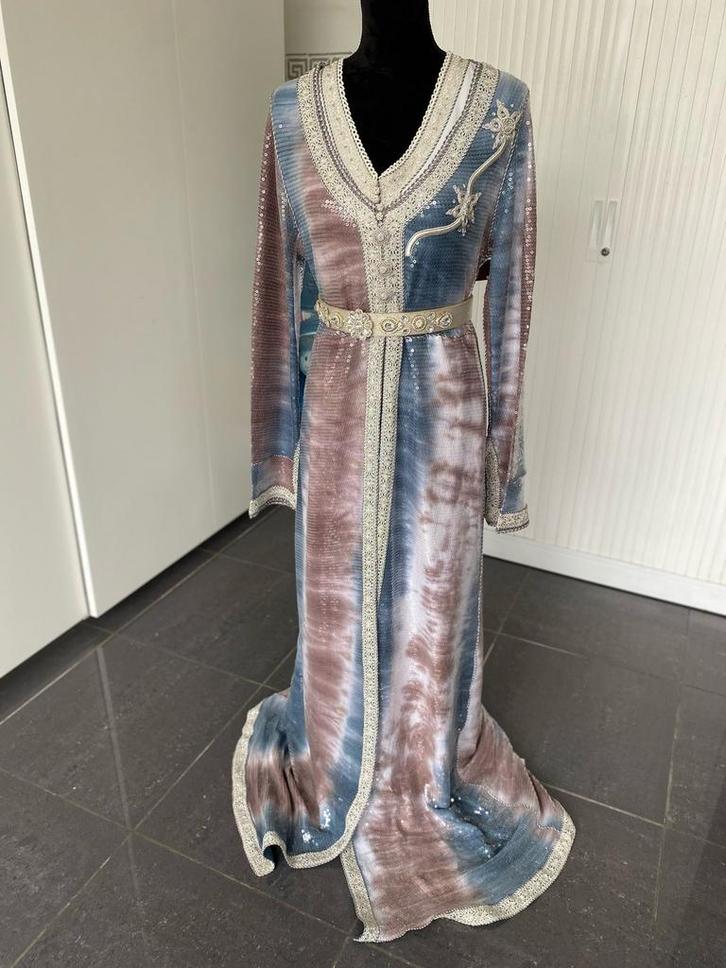 MAROKKAANSE FEESTJURK (takchita), Kleding | Dames, Gelegenheidskleding, Gedragen, Maat 38/40 (M), Ophalen of Verzenden