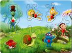 Inlegpuzzel Maya De Bij, Kinderen en Baby's, Speelgoed | Kinderpuzzels, Van hout, Minder dan 10 stukjes, Gebruikt, 2 tot 4 jaar