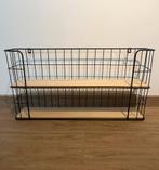 Industrieel wandrekje zwart met hout, Huis en Inrichting, Woonaccessoires | Wandplanken en Boekenplanken, Ophalen, Zo goed als nieuw
