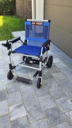 Joy Rider rolstoel ( blauw, opplooibaar ), Diversen, Rolstoelen, Ophalen, Inklapbaar, Nieuw, Elektrische rolstoel