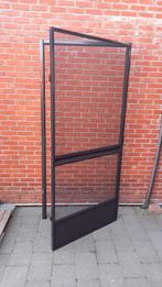Nieuwe vliegendeur bruin aluminium buitenmaat 196x90cm, Doe-het-zelf en Bouw, Deuren en Vliegenramen, Ophalen, Zo goed als nieuw
