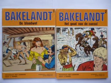 Strips Bakelandt, nrs. 1,2,5,6,7,8,9,10 (1ste druk) beschikbaar voor biedingen