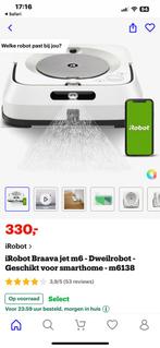 Irobot dweilrobot nieuwprijs nu 330 euro, Ophalen of Verzenden, Mop of Dweil
