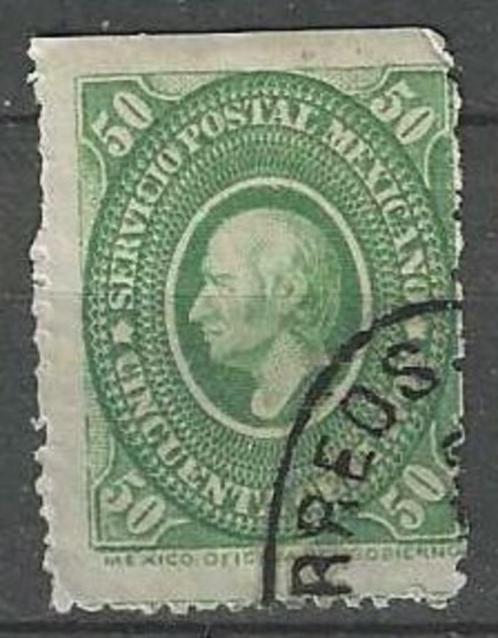 Mexico 1884 - Yvert 87 - Miguel Hidalgo (ST), Postzegels en Munten, Postzegels | Amerika, Gestempeld, Verzenden