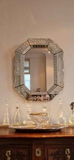 Miroir venitien, Antiquités & Art, Rectangulaire, 50 à 100 cm, 100 à 150 cm, Enlèvement ou Envoi