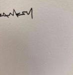 BANKSY: ingelijste lithografie met certificaat, Ophalen of Verzenden