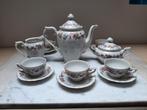 Mokka service porselein compleet 6 personen, Antiek en Kunst, Antiek | Servies compleet, Ophalen of Verzenden