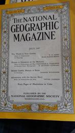 Magazine Geographic 1947 - 1950, Antiquités & Art, Enlèvement ou Envoi