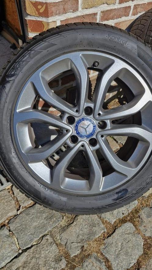 Originele Mercedes C-Klasse 17 inch velgen met winterbanden, Auto-onderdelen, Banden en Velgen, Band(en), Winterbanden, 17 inch